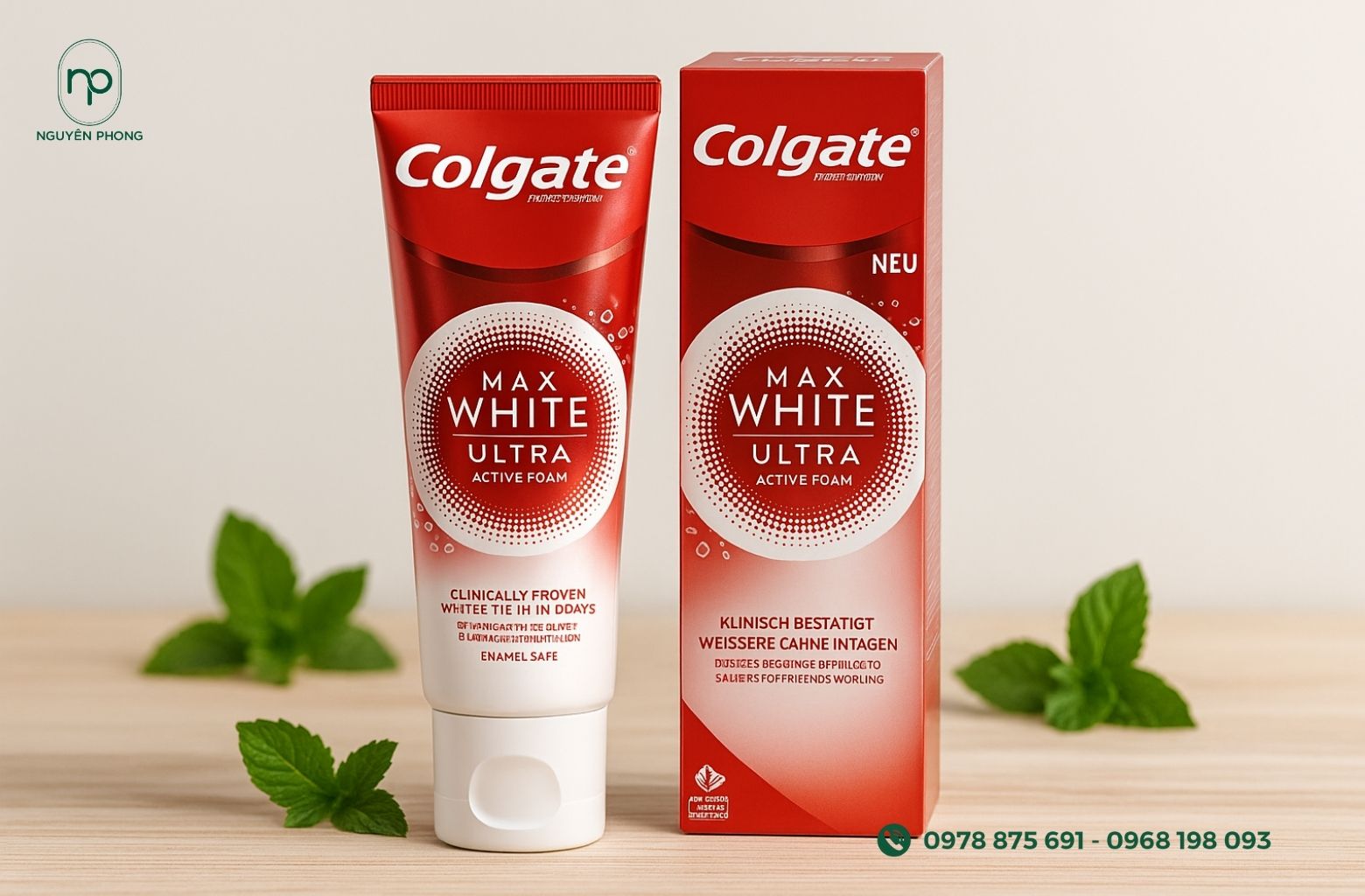 Hộp giấy đựng kem đánh răng Colgate